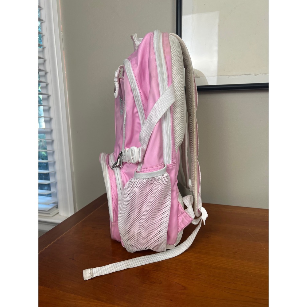 Nfinity Cheer Backpack Pink White Rhinestone Logo with Removable Pouch Kids - Picture 4 of 13